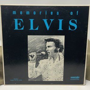Memories of Elvis 4LP Unistar Radio Broadcast w/ Cue Sheets Rare EX-/NM Vinyl